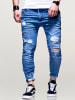 behype Jeanshose Dino in blau