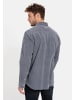 Camel Active Langarm Hemd in Regular Fit aus Cord in Denim Blau