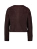 Zero  Jerseyjacke mit Applikation in Black Coffee