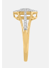 Diamant Exquis Ring aus 375 Gelbgold mit Diamant