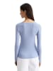 Marc O'Polo Langarm-Strickpullover slim in fresh sky