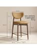 VASAGLE 2er-Set: Barhocker Mazie in Karamellbraun - (B)51.5 x (H)95.5 x (T)50 cm