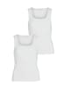 Vila 2er-SET Tank Top Bluse Figurbetont in Weiß