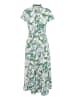 Soaked in Luxury Kleid SLArjana Feminine Form in Green Diffuse Print