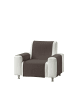 Erwin Müller Sessel- und Sofaschoner-Set 3-tlg. Triest in taupe