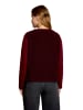 BETTY & CO Plüschweste mit Knöpfen in Fall Burgundy