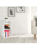 FineBuy Bücherregal in Weiß / Spanplatte / 30x30x60