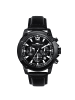 FYNCH-HATTON Armbanduhr The Leather Chrono in schwarz