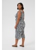 KAFFE curve Overall KCisma Loose fit in Blue Leaf Print