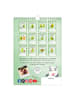 Mr. & Mrs. Panda Kalender 2026 Avocado Collection mit Spruch in Weiß