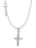 Pandora Halskette für Damen und Jugendliche Glitzerndes Kreuz Set Bundle Silber