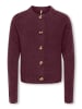 KIDS ONLY Strickjacke KOGCAMILLA O-NECK L/S CARDIGAN KNT in winetasting
