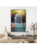 MuchoWow Leinwand bilder Tropischer Wasserfall (BxH)