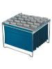 Durable Hängemappen-Rack Metall bis 40 Mappen metallic silber