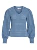 Vila Oberteil mit langen Ärmeln in Coronet Blue