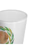 Mr. & Mrs. Panda Schnapsglas Hund Blumen ohne Spruch in Transparent