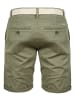 Amaci&Sons Chinoshort inkl. Gürtel BERWYN in Olive