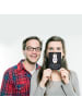 Mr. & Mrs. Panda Postkarte Pinguin Konfirmation Hemd mit Spruch in Kreidetafel