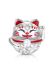 GNOCE Sterling Silber Zirkonia Katze