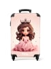 NoBoringSuitCases Suitcase, Handgepäck, Koffer, Reisekoffer Prinzessin rosa
