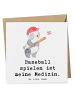 Mr. & Mrs. Panda Geschenkkarte Panda Baseball spielen mit Spruch in Weiß