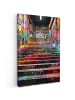 MuchoWow Leinwand bilder Bunte Treppe (BxH)