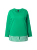 Ulla Popken Sweatshirt in smaragdgrün