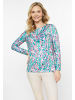 Usha Women Longsleeve in Blue Multicolor
