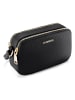 Lazarotti Bologna Leather Umhängetasche Leder Double-Zip 18 cm in black