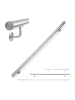 relaxdays Handlauf in Silber - (L)150 cm
