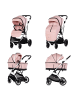 Chipolino Kombikinderwagen Aurora 3 in 1 in rosa