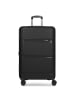 D&N Travel Line 4300-Plus 4 Rollen Trolley L 76 cm mit Dehnfalte in black