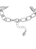 Steel_Art Gliederarmband Damen Eleonora silberfarben poliert in silberfarben poliert