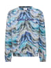 Carlo Colucci Sweatshirt Dotti in Petrol