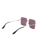 Trussardi Damen Sonnenbrillen Quadrat Gold