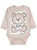 TupTam Baby Bekleidungsset Langarmbody Hose Mütze3 teilig in beige Modell 2