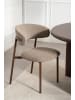 home24 Polsterstuhl PODINGTON 2er-Set in Taupe