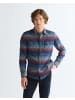 Wrangler Langarmhemd Western in Dark Americana