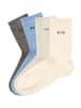 H.I.S Socken in grau meliert, jeans meliert, beige meliert