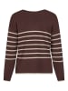 Vila Strickpullover in Coffee Bean