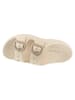 Crocs Crocs Saturday Enamel Buckle Sandal W in Beige