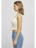 Urban Classics Urban Classics Damen Ladies Short Corsage Top in whitesand