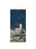 WALLART Stoffbild mit Posterleisten - Leuchtturm auf Sardinien in Blau