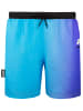 GUGGEN MOUNTAIN Badehose mit Streifen blau lila