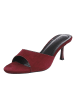 Ital-Design High-Heel Sandalette in Weinrot