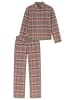 Schiesser Pyjama Selected Premium Warming in Mehrfarbig