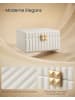 SONGMICS HOME Schmuckkasten Anah in wolkenweiß - (B)24 x (H)13.5 x (T)21.5 cm