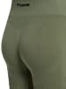 Hummel Hummel Shorts Hmlmt Yoga Damen Dehnbarem Feuchtigkeitsabsorbierenden Nahtlosen in DEEP LICHEN GREEN