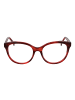 Max Mara Damen Optische Fassungen Katzenauge Rot