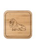 Mr. & Mrs. Panda Coaster Hund Basset Hound ohne Spruch in Transparent